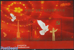 China People’s Republic 2007 Communist Party Congress S/s, Mint NH, Nature - Birds - Nuevos