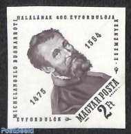 Hungary 1964 Michelangelo 1v Imperforated, Mint NH, Art - Michelangelo - Sculpture - Self Portraits - Nuovi