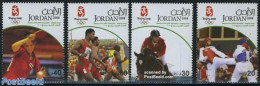 Jordan 2008 Beijing Olympics 4v, Mint NH, Nature - Sport - Horses - Athletics - Olympic Games - Table Tennis - Atletiek