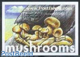 Dominica 2001 Mushrooms S/s, Gymnopilius Spectabilis, Mint NH, Nature - Mushrooms - Mushrooms