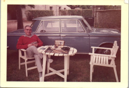 Photographie Photo Vintage Snapshot Amateur Automobile Voiture Auto Vendöme  - Automobiles