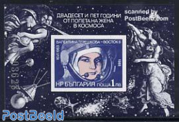 Bulgaria 1988 Woman In Space Imperforated S/s, Mint NH, Transport - Space Exploration - Nuevos