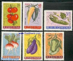 Romania 1963 Fruits 6v, Mint NH, Nature - Fruit - Nuevos