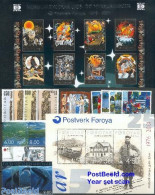 Faroe Islands 2001 Yearset 2001 (18v+2s/s), Mint NH, Various - Yearsets (by Country) - Unclassified
