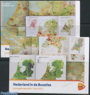 Netherlands 2012 Bosatlas, Presentation Pack 460a+b, Mint NH, Various - Maps - Nuovi