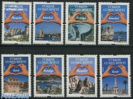 Türkiye 2012 Tourism 8v, Mint NH, Transport - Various - Balloons - Ships And Boats - Tourism - Other & Unclassified