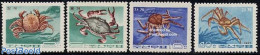 Korea, North 1967 Crabs 4v, Mint NH, Nature - Shells & Crustaceans - Crabs And Lobsters - Marine Life