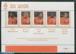 Netherlands - Personal Stamps TNT/PNL 2008 EC Football 5v M/s (Urby Emanuelson), Mint NH, Sport - Football - Other & Unclassified