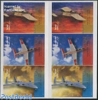 Israel 2013 Aviation Booklet S-a, Mint NH, Transport - Stamp Booklets - Aircraft & Aviation - Neufs (avec Tabs)