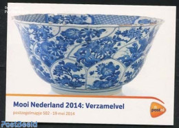 Netherlands 2014 Ceramics S/s, Presentation Pack 502, Mint NH, History - Nature - Transport - US Bicentenary - Birds -.. - Unused Stamps