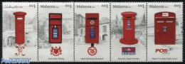 Malaysia 2011 Letter Boxes 5v [::::], Mint NH, Mail Boxes - Post - Posta