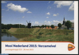 Netherlands 2015 Beautiful Netherlands, Fortifications, Presentation Pack 521, Mint NH, Art - Castles & Fortifications - Nuevos