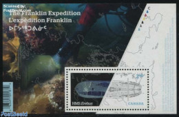 Canada 2015 The Franklin Expedition S/s, Mint NH, Sport - Transport - Diving - Ships And Boats - Nuovi