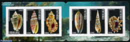 French Polynesia 2017 Shells 6v S-a In Booklet, Mint NH, Nature - Shells & Crustaceans - Stamp Booklets - Neufs