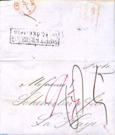 Russia 1846 Folding Letter From St Petersburg To La Haye (Den Haag NL), Postal History - Sonstige & Ohne Zuordnung