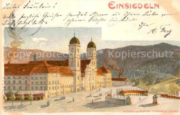 12712707 Einsiedeln SZ Aufgang Zum Kloster Einsiedeln SZ - Andere & Zonder Classificatie