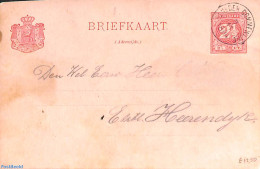 Suriname, Colony 1894 Postcard 2.5cfrom Beneden Commewijne To Heerendijk, Used Postal Stationary - Autres & Non Classés