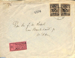 Suriname, Colony 1925 Registered Letter From Paramaribo To Amsterdam, Postal History - Altri & Non Classificati