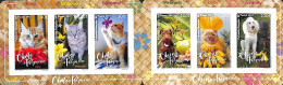 French Polynesia 2017 Cats And Dogs 6v S-a In Booklet, Mint NH, Nature - Cats - Dogs - Stamp Booklets - Nuevos