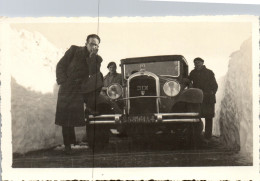 Photographie Photo Vintage Snapshot Amateur Automobile Voiture Six  - Automobile