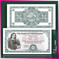 Matej Gabris The Bank Of Friendship Paper Private Fantasy Note Test - Altri & Non Classificati