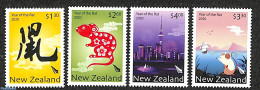 New Zealand 2020 Year Of The Rat 4v, Mint NH, Various - New Year - Nuevos