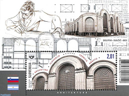 Slovenia 2019 Abasto Market, Joint Issue Argentina S/s, Mint NH, Various - Joint Issues - Emissions Communes