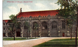 United States University Of Chicago Mandel Hall Education Real Photo Vintage Postcard - Chicago