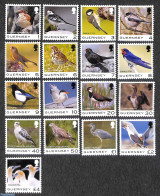 Guernsey 2021 Definitives, Birds 17v, Mint NH, Nature - Birds - Birds Of Prey - Guernesey