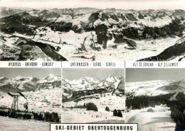 12703407 Obertoggenburg Winterpanorama Skigebiet Alpenpanorama Fliegeraufnahme W - Sonstige & Ohne Zuordnung