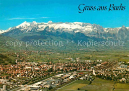12701027 Buchs SG Panorama Blick Zum Alpstein Appenzeller Alpen Fliegeraufnahme  - Andere & Zonder Classificatie