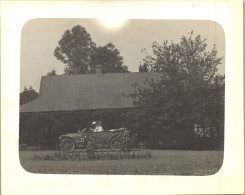 Photographie Photo Vintage Snapshot Amateur Automobile Voiture Auto Cabriolet  - Auto's