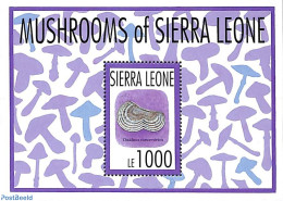 Sierra Leone 1993 Mushrooms S/s, Mint NH, Nature - Mushrooms - Mushrooms