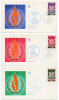FDC France 1969 - UNESCO 1969 - YT  39 - 40 & 42 - 75 Paris - 1960-1969