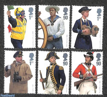 Great Britain 2009 Uniforms 6v, Mint NH, Various - Uniforms - Unused Stamps