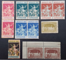 Belgie 1897 Sluitzegels/Vignetten Expo Brussel. MNH-Postfris - Privées & Locales [PR & LO]