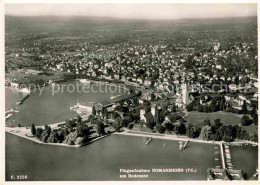 12690937 Romanshorn Bodensee Fliegeraufnahme Mit Hafen Romanshorn - Other & Unclassified