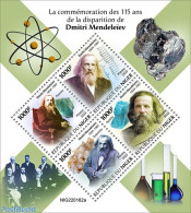 Niger 2022 115th Memorial Anniversary Of Dmitri Mendeleev, Mint NH, History - Science - Geology - Níger (1960-...)