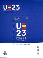 Spain 2023 European Council Presidency S/s, Mint NH, History - Europa Hang-on Issues - Ungebraucht
