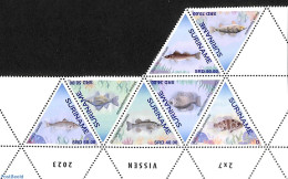 Suriname, Republic 2023 Fish 7v, Mint NH, Nature - Fish - Fishes
