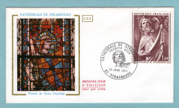 FDC France 1971 - Cathédrale De Strasbourg YT 1654 - 67 Strasbourg - 1970-1979