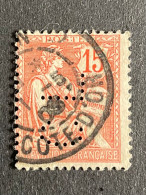 FRANCE C N° 125 Mouchon CL 218 Perforé Perforés Perfins Perfin Superbe - Other & Unclassified