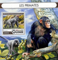 Guinea, Republic 2016 Primates S/s, Mint NH, Nature - Animals (others & Mixed) - Monkeys - Altri & Non Classificati