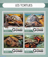 Guinea, Republic 2016 Turtles 4v M/s, Mint NH, Nature - Reptiles - Turtles - Altri & Non Classificati