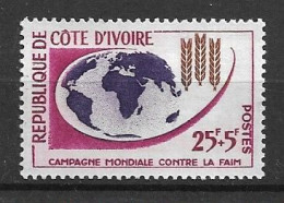 COTE D'IVOIRE 1963 FREEDOM FROM HUNGER MNH - Alimentation