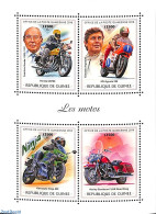 Guinea, Republic 2018 Motorcycles 4v M/s, Mint NH, Transport - Motorcycles - Motos