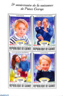 Guinea, Republic 2018 Birth Of Prince George 4v M/s, Mint NH, History - Kings & Queens (Royalty) - Royalties, Royals