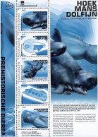 Netherlands - Personal Stamps TNT/PNL 2023 Preh. Animals 5v M/s, Hoekmans Dolfijn, Mint NH, Nature - Prehistoric Anima.. - Vor- U. Frühgeschichte