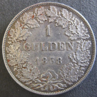 Allemagne. Wurtemberg 1 Gulden 1838 Wilhelm I , En Argent , KM# 574 - Taler & Doppeltaler