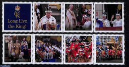 Isle Of Man 2023 Long Live The King 7v, Mint NH, History - Kings & Queens (Royalty) - Royalties, Royals